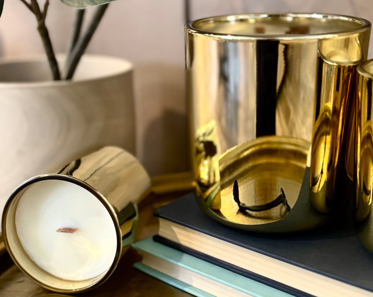 Golden Hour - Scented Soy Wax Candles with Orange, Coconut & Vanilla