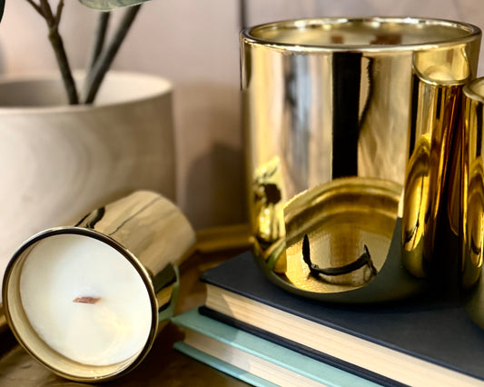 Golden Hour - Scented Soy Wax Candles with Orange, Coconut & Vanilla