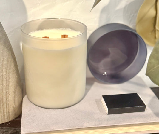 Pillow Talk - 18oz Scented Soy Wax Candle with Vanilla, Jasmine & Musk